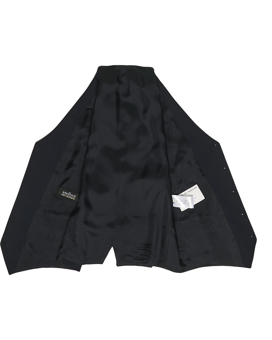Homme | Blazers | Tiger of Sweden | Litt Wool Waistcoat Navy