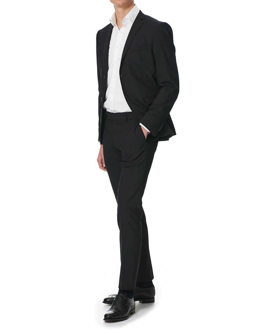 Homme | Pantalons | Tiger of Sweden | Tordon Wool Suit Trousers Black