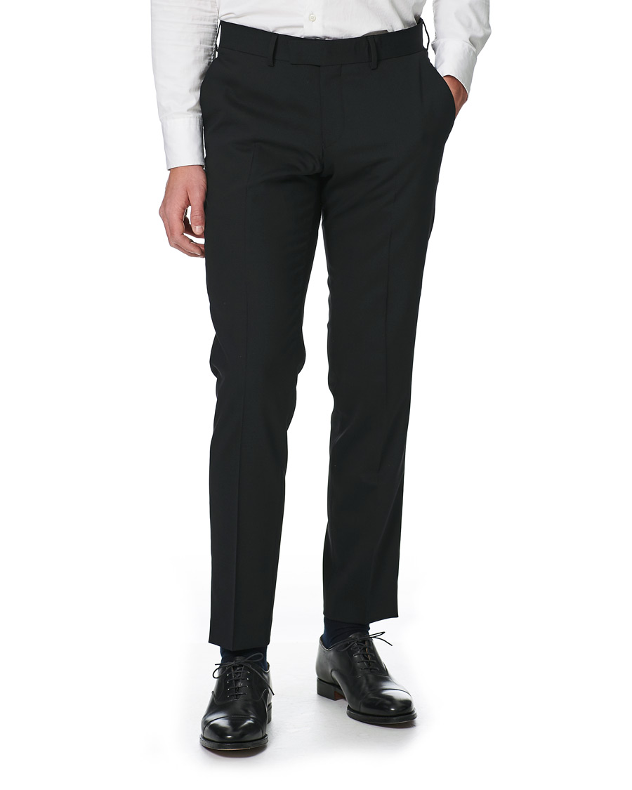 Homme | Pantalons | Tiger of Sweden | Tordon Wool Suit Trousers Black