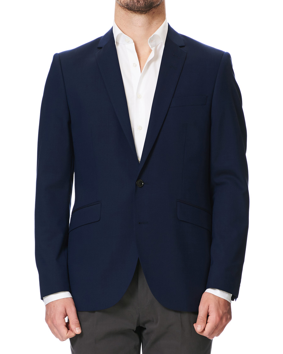 Homme | Blazers | Tiger of Sweden | James Wool Suit Blazer Blue