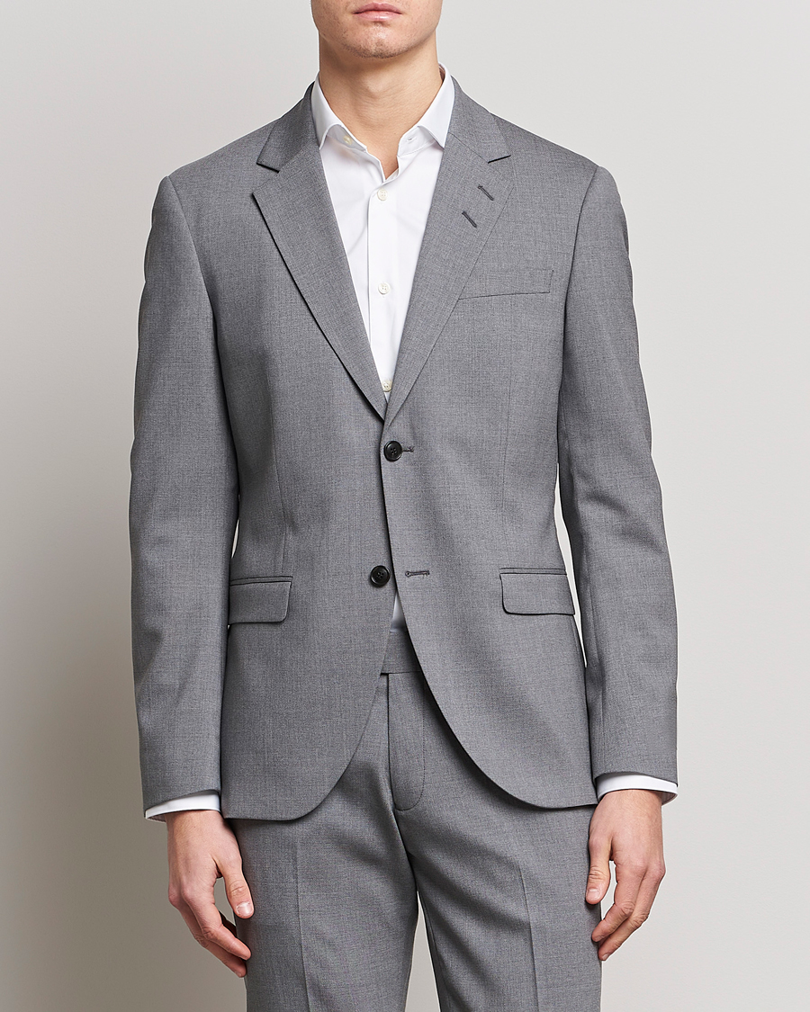 Homme | Blazers | Tiger of Sweden | Jamonte Wool Suit Blazer Grey
