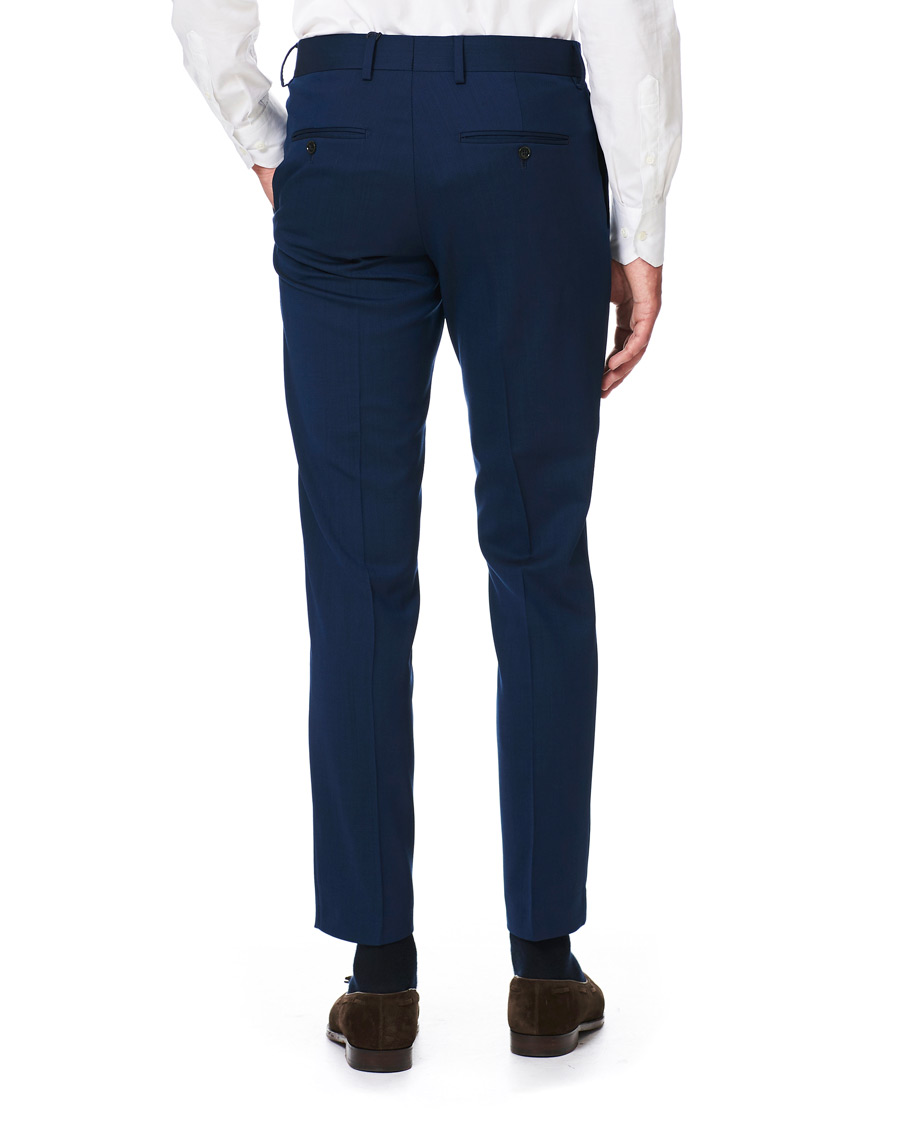 Homme | Pantalons | Tiger of Sweden | Tordon Wool Suit Trousers Blue