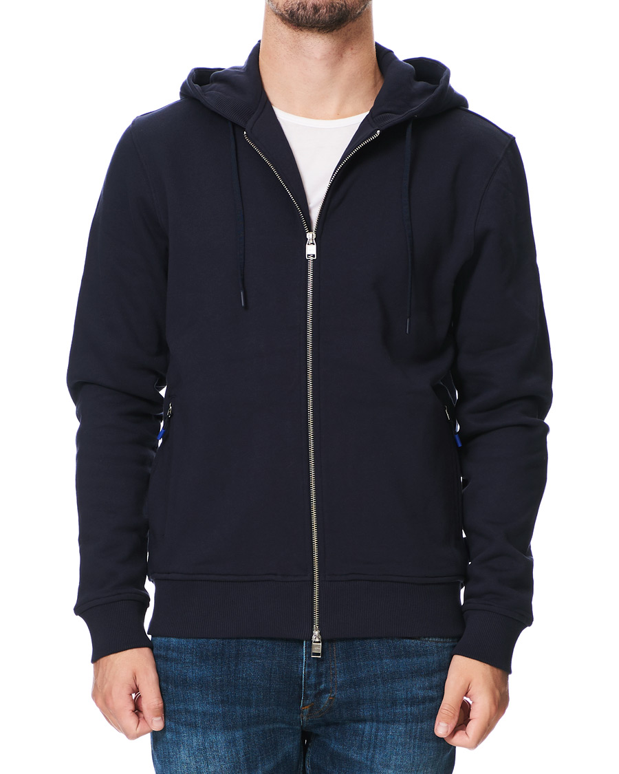 Heren | Truien | Tiger of Sweden | Movement Namir Full Zip Hoodie Blue