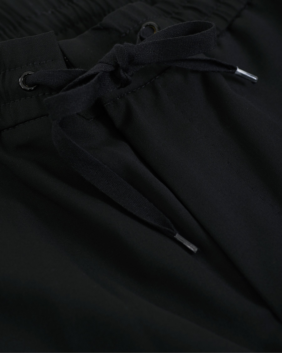 Homme | Pantalons | Tiger of Sweden | Travin Drawstring Wool/Mohair Trousers Black