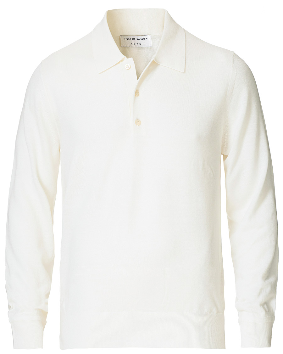 Homme | Pulls Et Tricots | Tiger of Sweden | Newton Extra Fine Merino Knitted Polo Cream