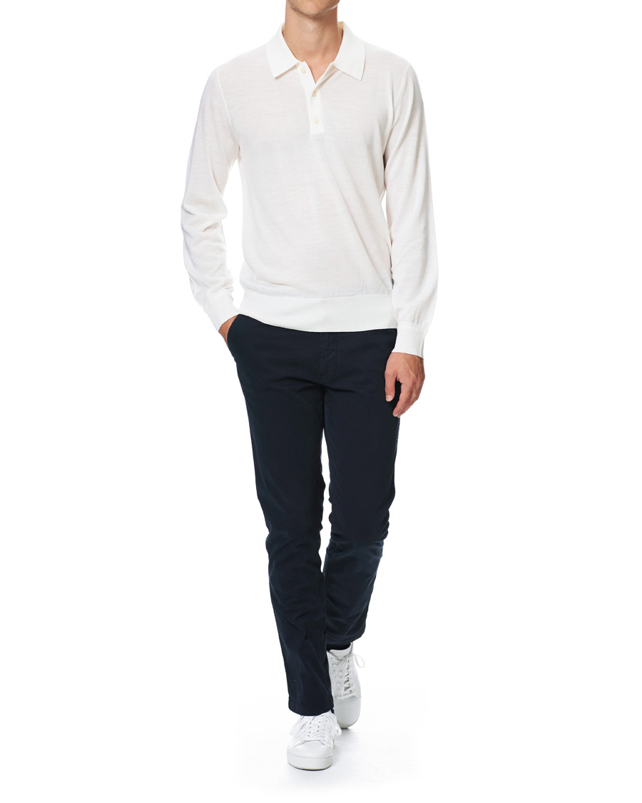 Homme | Pulls Et Tricots | Tiger of Sweden | Newton Extra Fine Merino Knitted Polo Cream