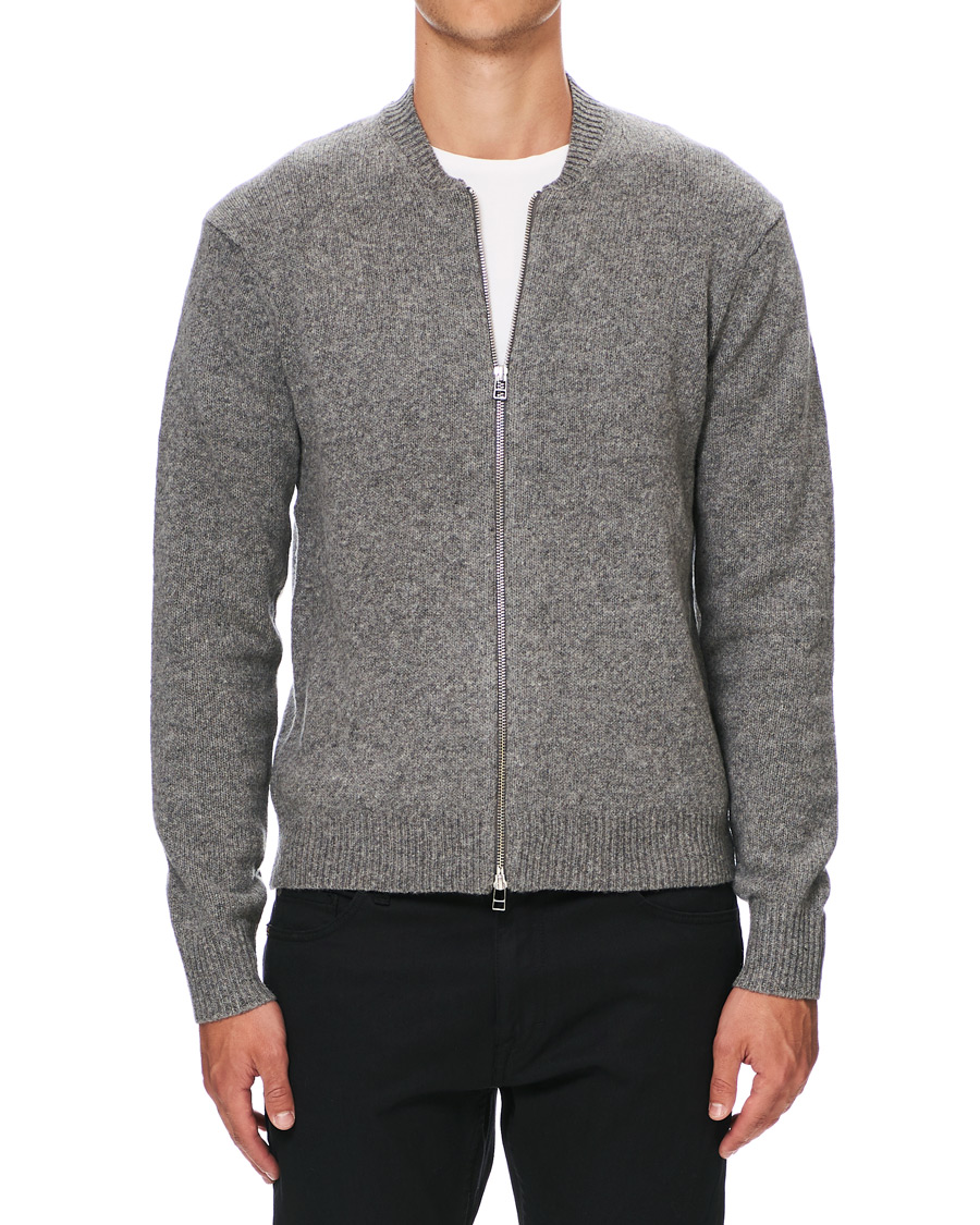 Homme | Pulls Et Tricots | Tiger of Sweden | Morchella Wool Full Zip Grey