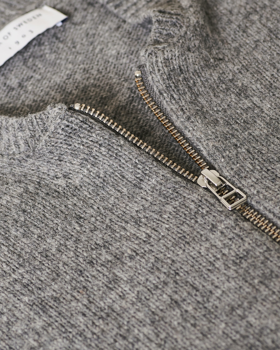 Homme | Pulls Et Tricots | Tiger of Sweden | Morchella Wool Full Zip Grey