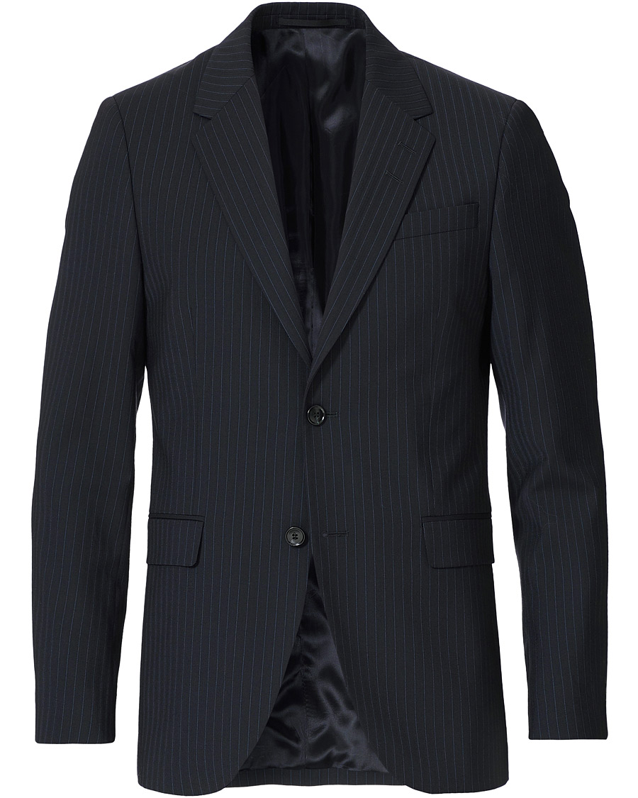 Homme | Blazers | Tiger of Sweden | Jarl Travel Blazer Navy Stripe