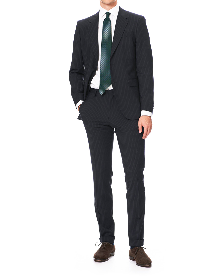 Homme | Blazers | Tiger of Sweden | Jarl Travel Blazer Navy Stripe