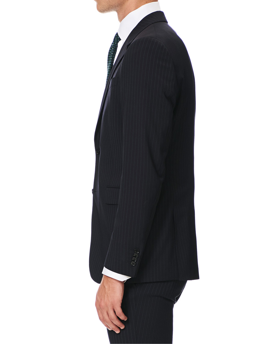 Homme | Blazers | Tiger of Sweden | Jarl Travel Blazer Navy Stripe