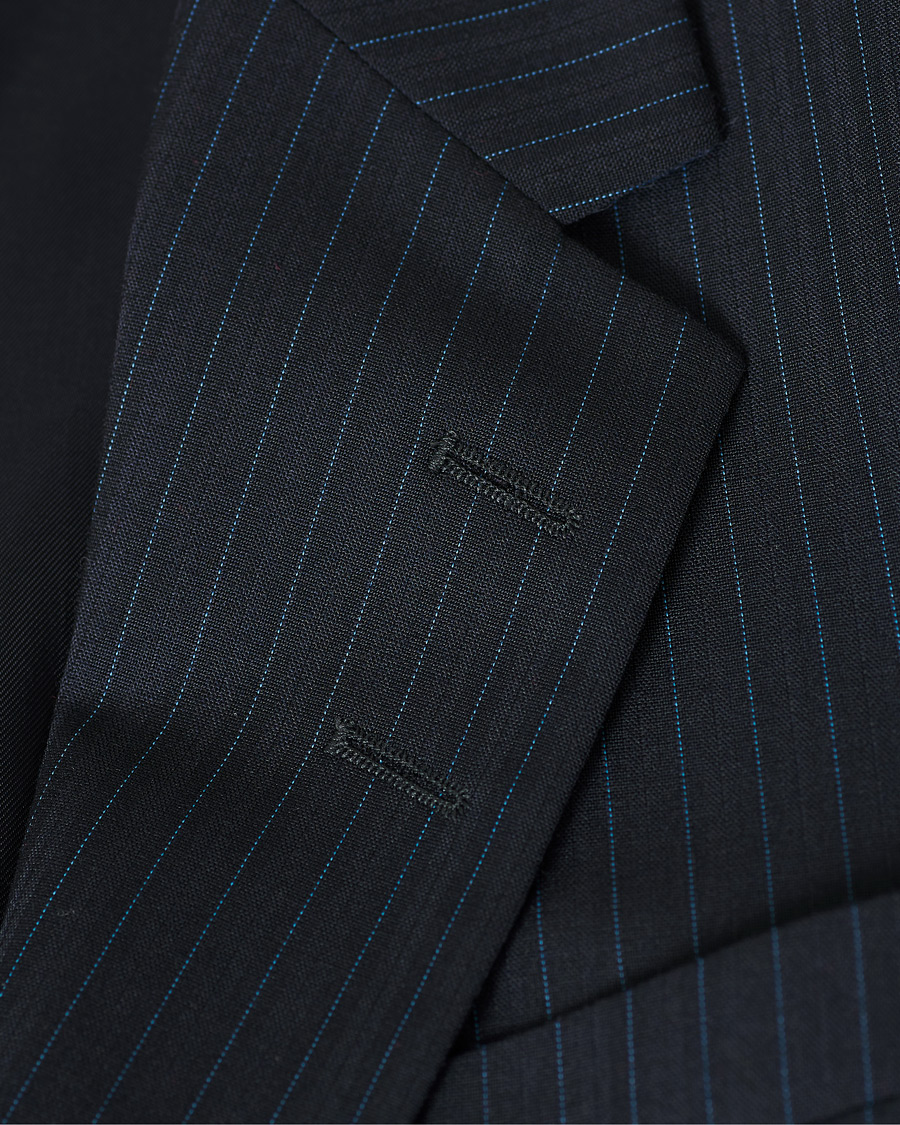 Homme | Blazers | Tiger of Sweden | Jarl Travel Blazer Navy Stripe