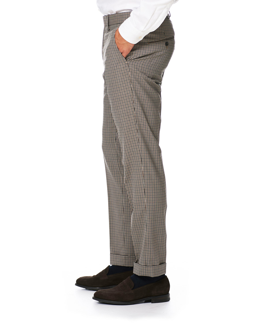 Heren | Broeken | Tiger of Sweden | Tillman Checked Trousers Beige