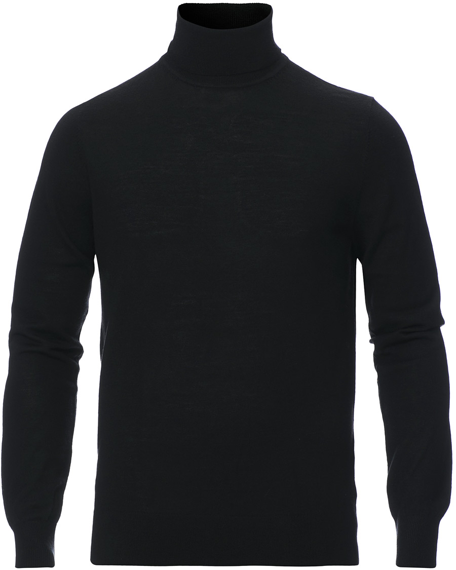 Homme | Pulls Et Tricots | Tiger of Sweden | Neville Extra Fine Merino Polo Black