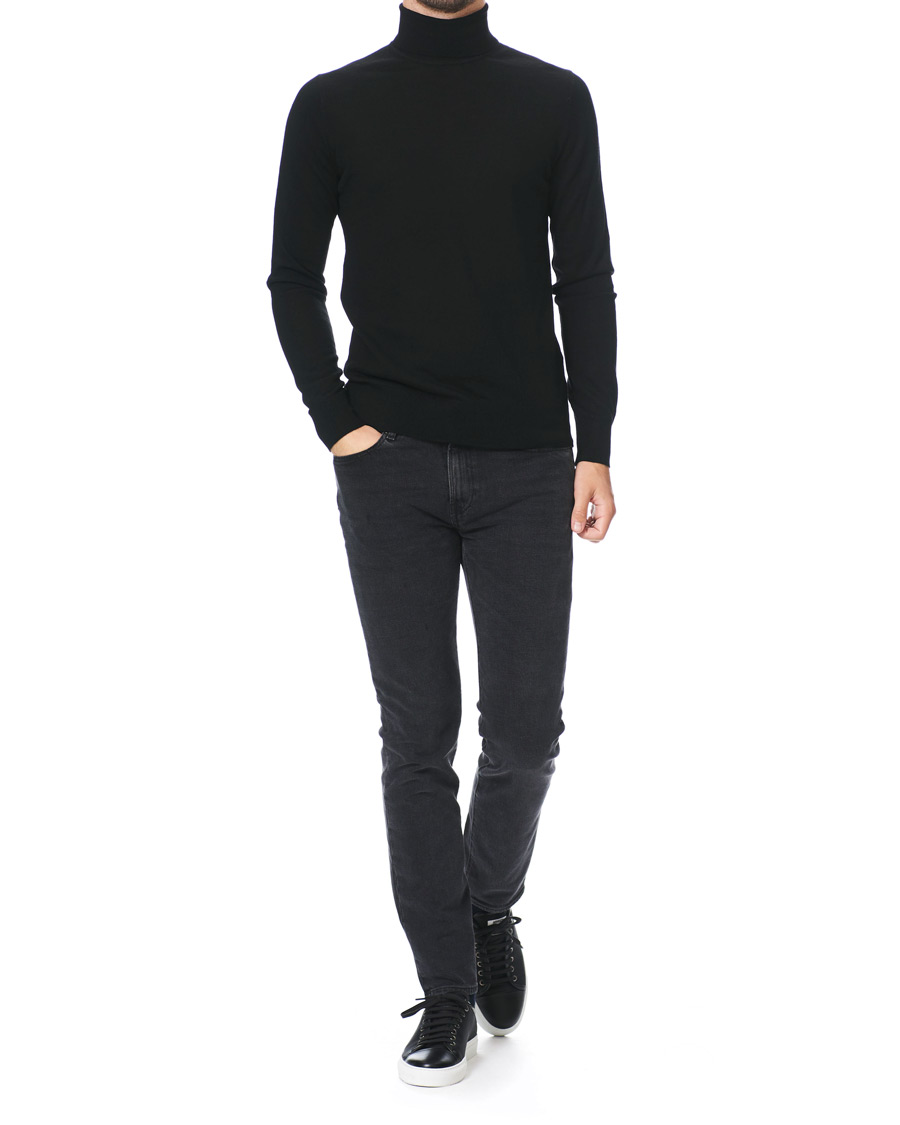 Homme | Pulls Et Tricots | Tiger of Sweden | Neville Extra Fine Merino Polo Black