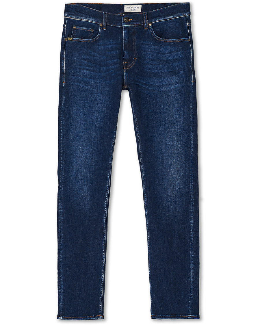 Homme | Jeans | Tiger of Sweden Jeans | Leon Gardy Superstretch Jeans Royal Blue