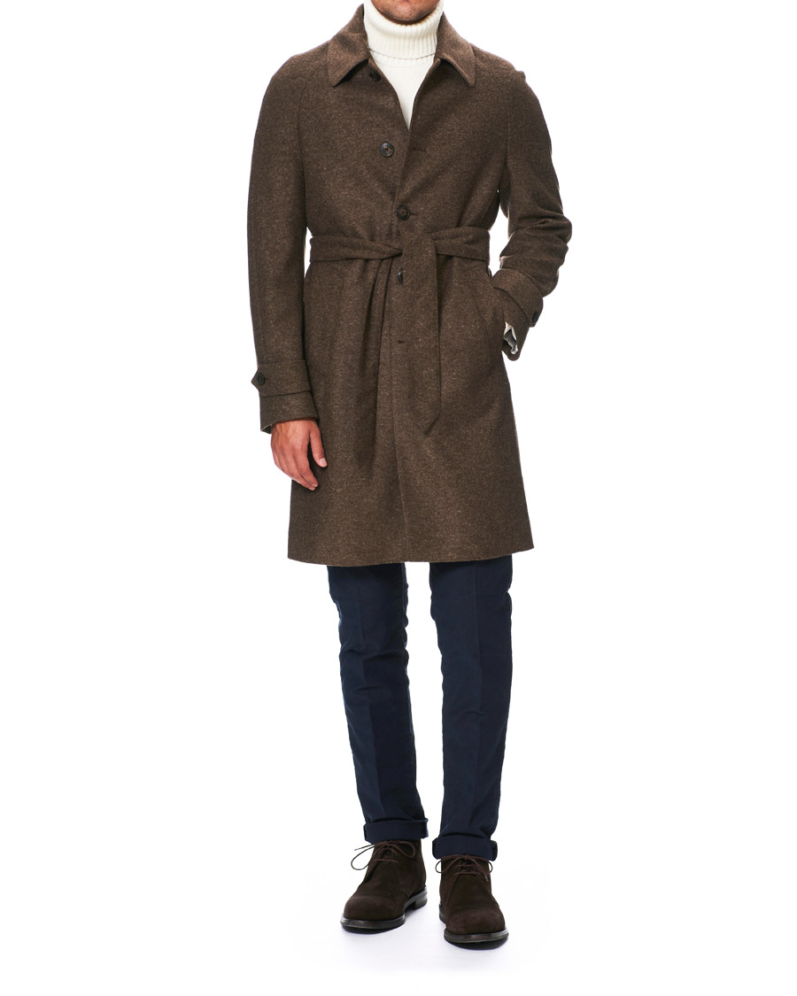 Heren | Jassen | L.B.M. 1911 | Raglan Belt Coat Brown