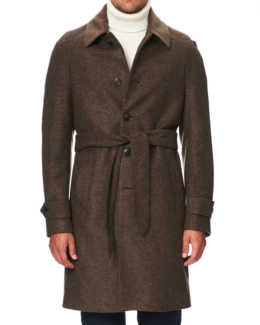 Heren | Jassen | L.B.M. 1911 | Raglan Belt Coat Brown