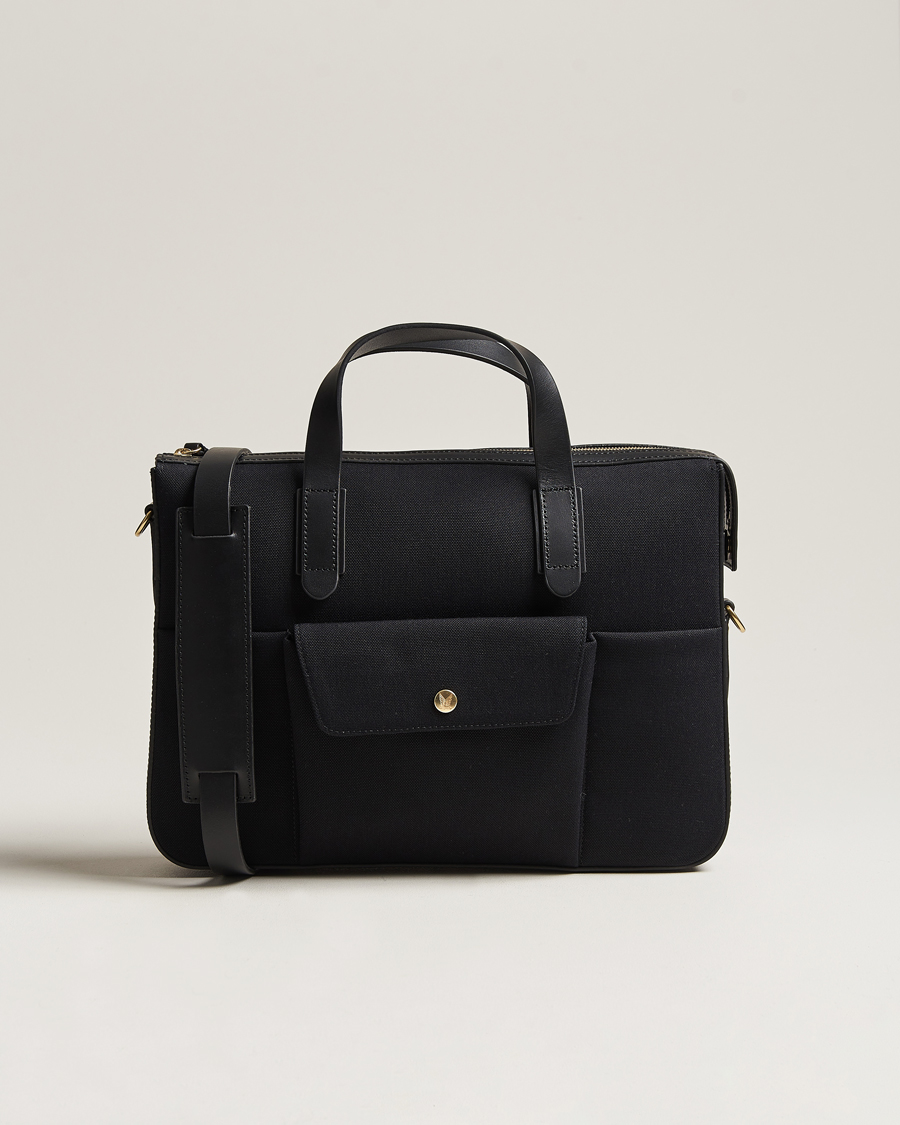 Homme | Mismo M/S Canvas Briefcase Coal/Black | Mismo | M/S Canvas Briefcase Coal/Black