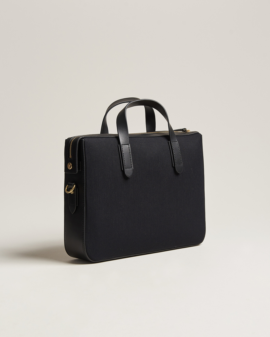 Homme | Mismo M/S Canvas Briefcase Coal/Black | Mismo | M/S Canvas Briefcase Coal/Black