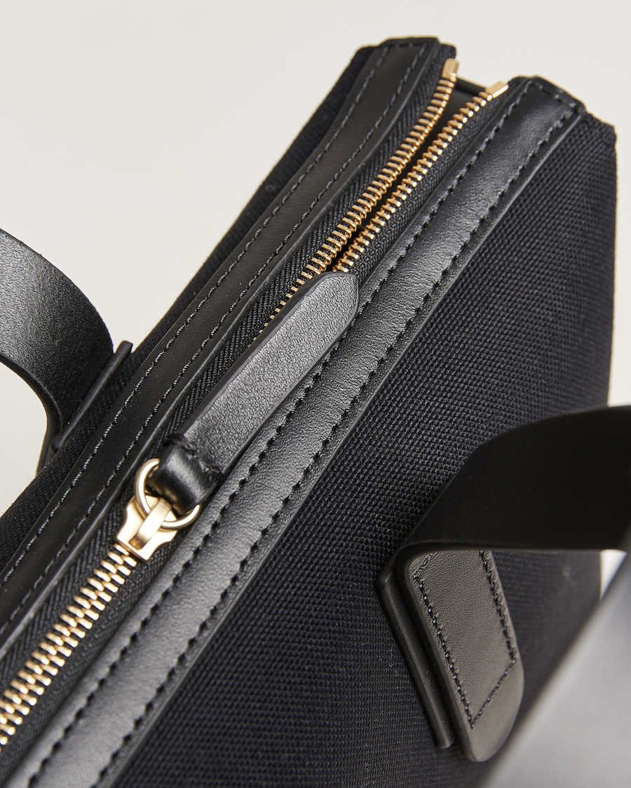 Homme | Mismo M/S Canvas Briefcase Coal/Black | Mismo | M/S Canvas Briefcase Coal/Black