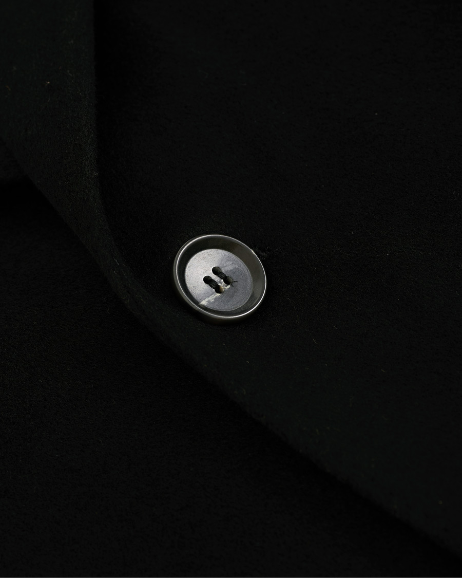 Homme | Manteaux Et Vestes | Oscar Jacobson | Storvik Wool/Cashmere Coat Black
