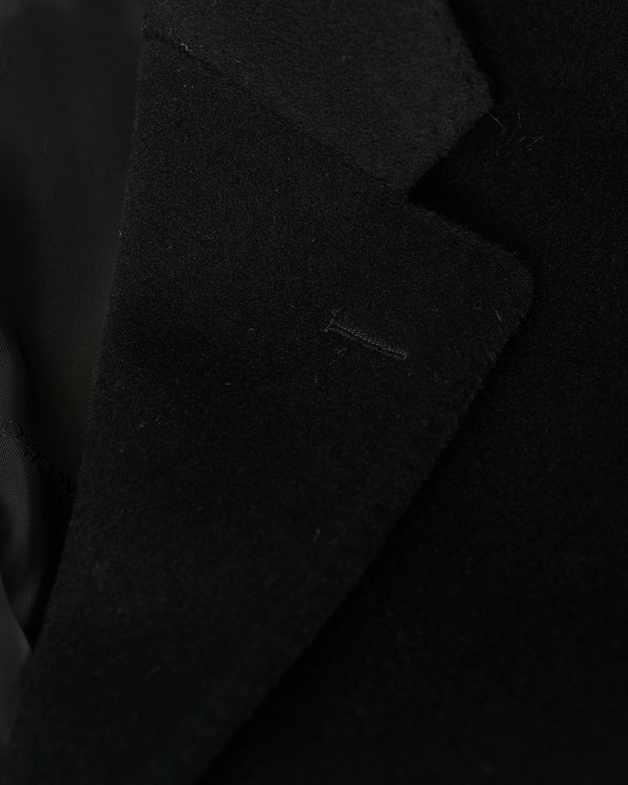 Homme | Manteaux Et Vestes | Oscar Jacobson | Storvik Wool/Cashmere Coat Black