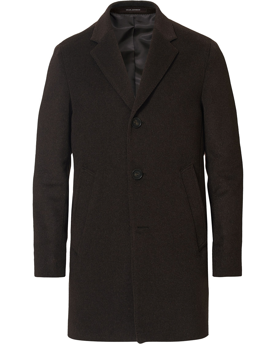 Homme | Manteaux Et Vestes | Oscar Jacobson | Storvik Wool/Cashmere Coat Brown