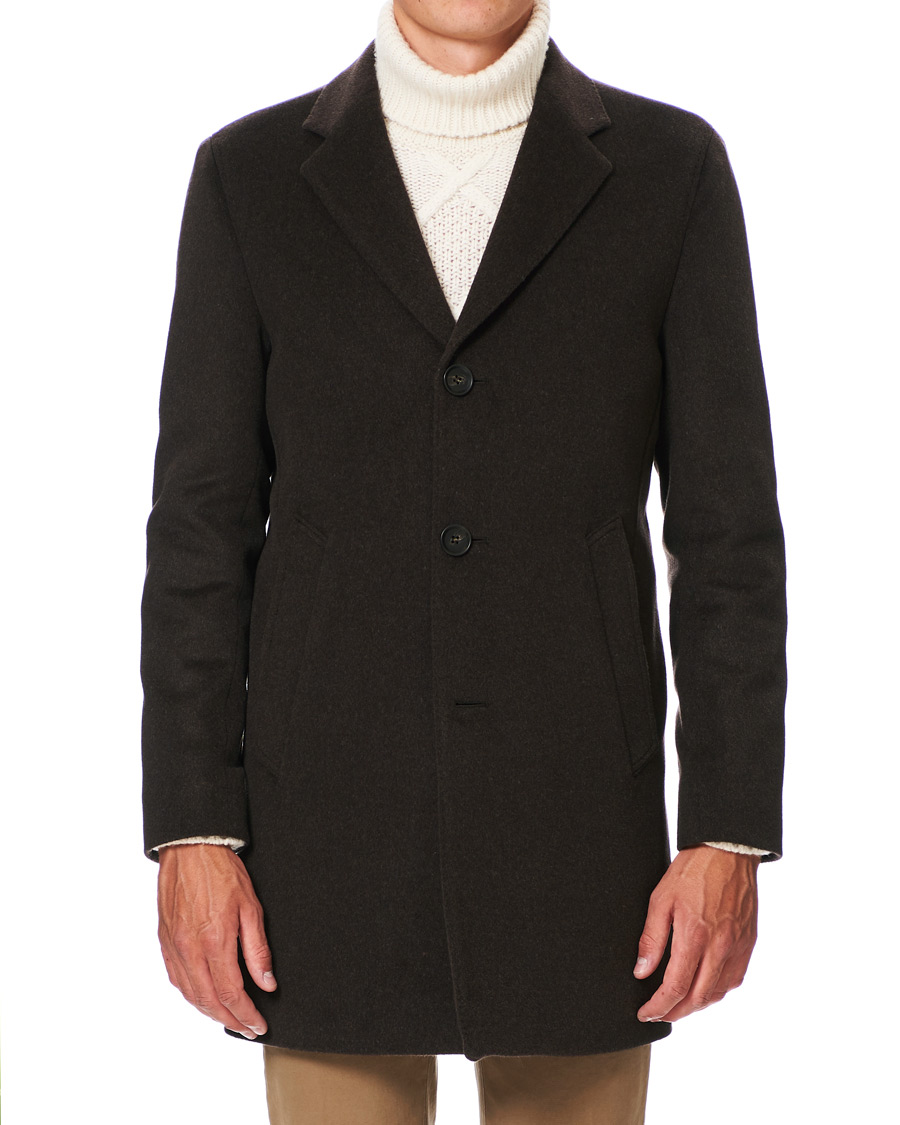 Homme | Manteaux Et Vestes | Oscar Jacobson | Storvik Wool/Cashmere Coat Brown