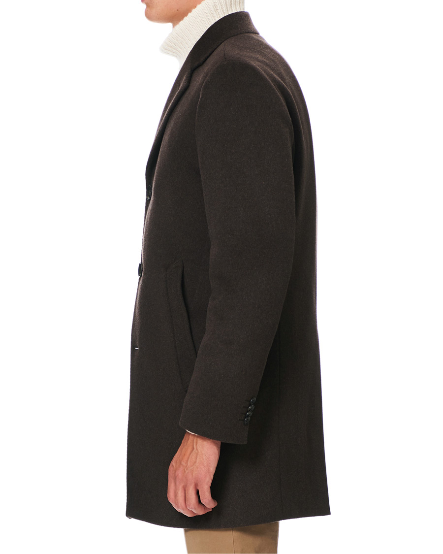 Homme | Manteaux Et Vestes | Oscar Jacobson | Storvik Wool/Cashmere Coat Brown