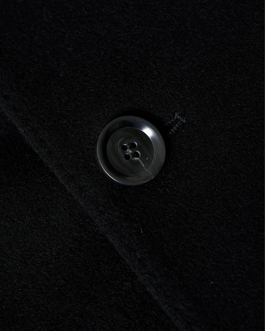 Homme | Manteaux Et Vestes | Oscar Jacobson | Pekka DB Sherling Collar Coat Black
