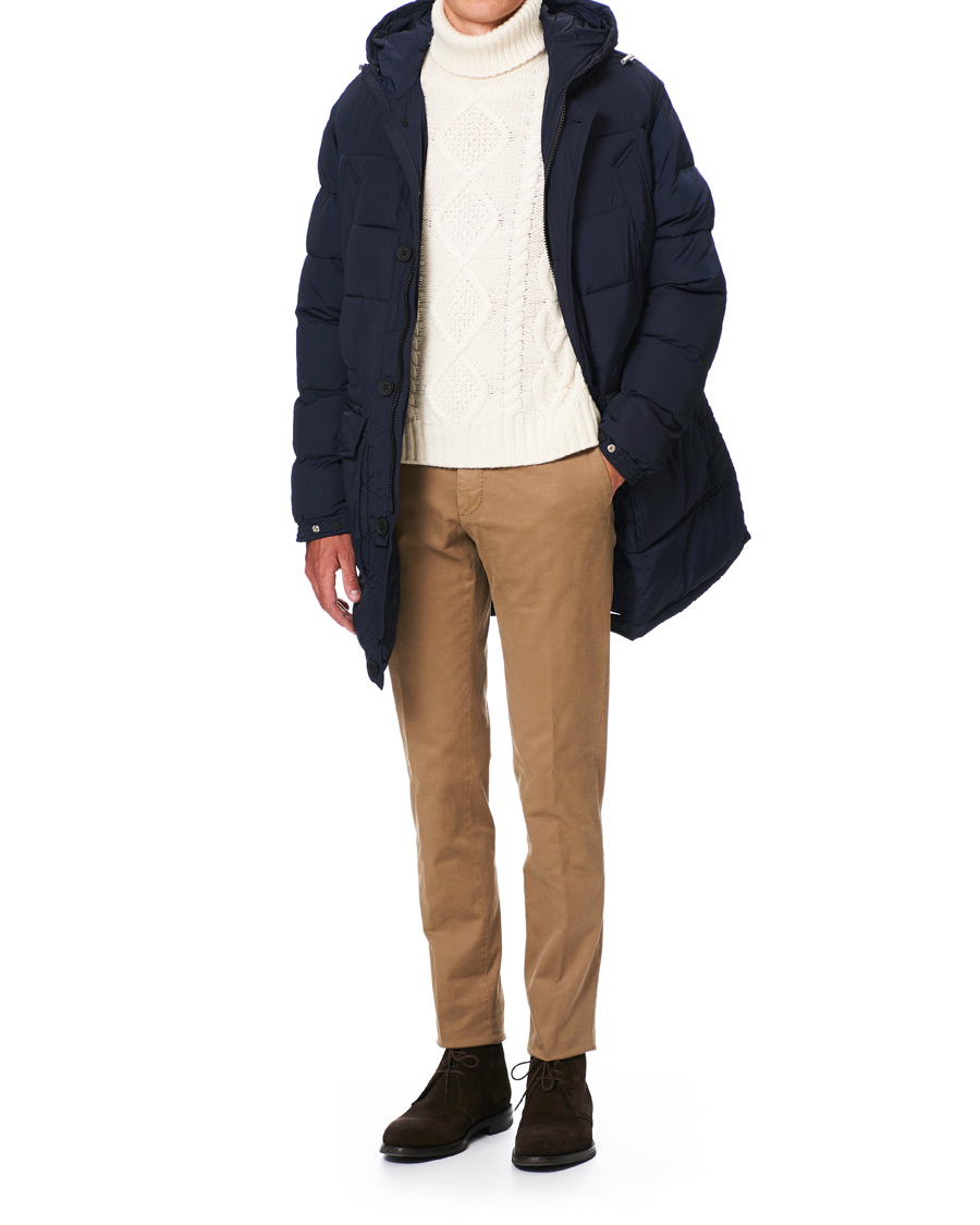 Homme | Manteaux Et Vestes | Oscar Jacobson | Clayton Lightweight Puffer Coat Navy