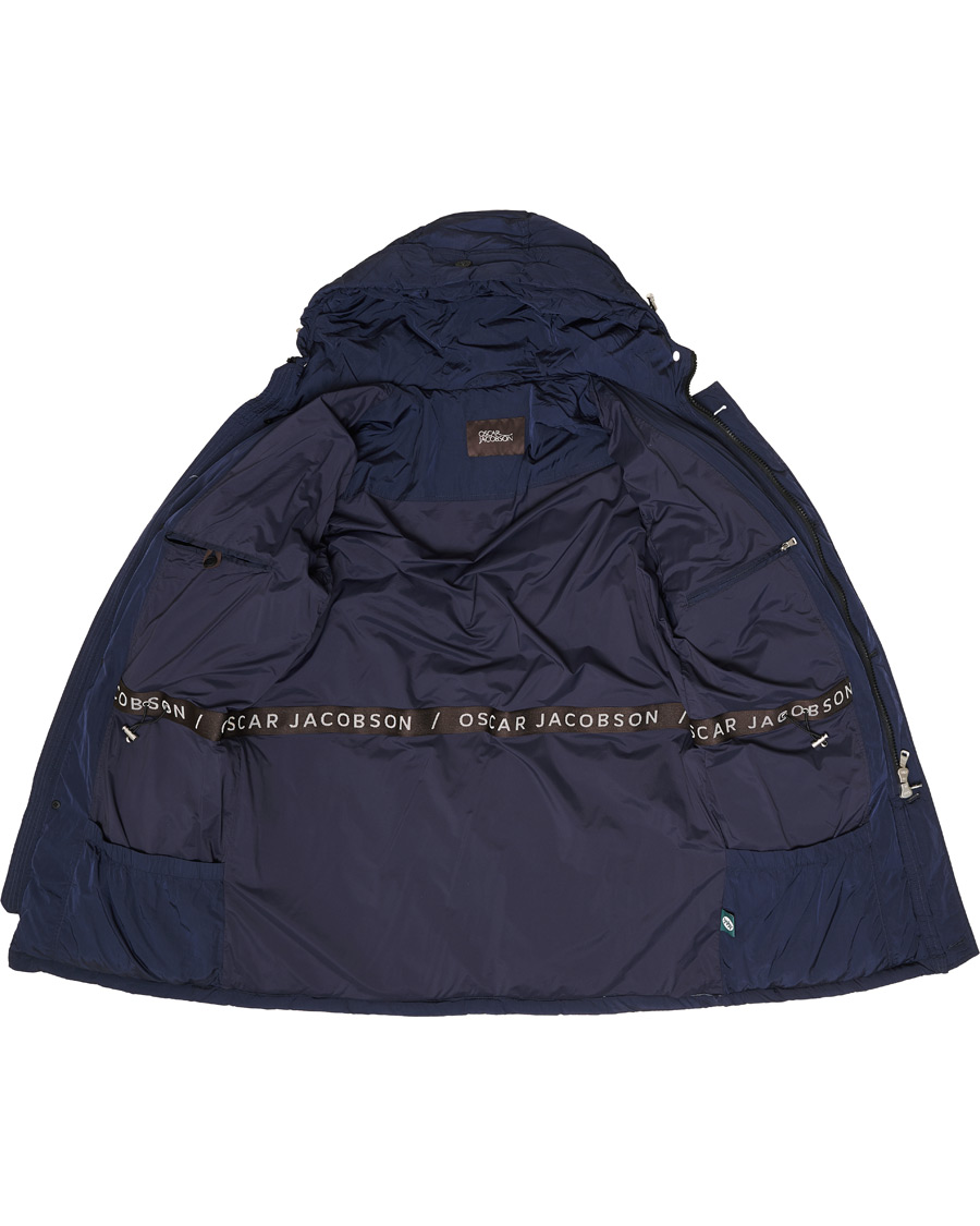 Homme | Manteaux Et Vestes | Oscar Jacobson | Clayton Lightweight Puffer Coat Navy