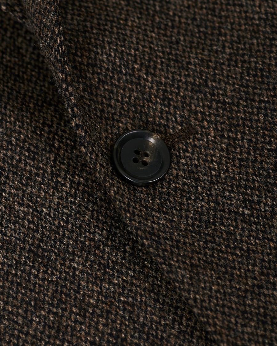 Homme | Blazers | Oscar Jacobson | Fogerty Yorkshire Tweed By Moon Blazer Brown