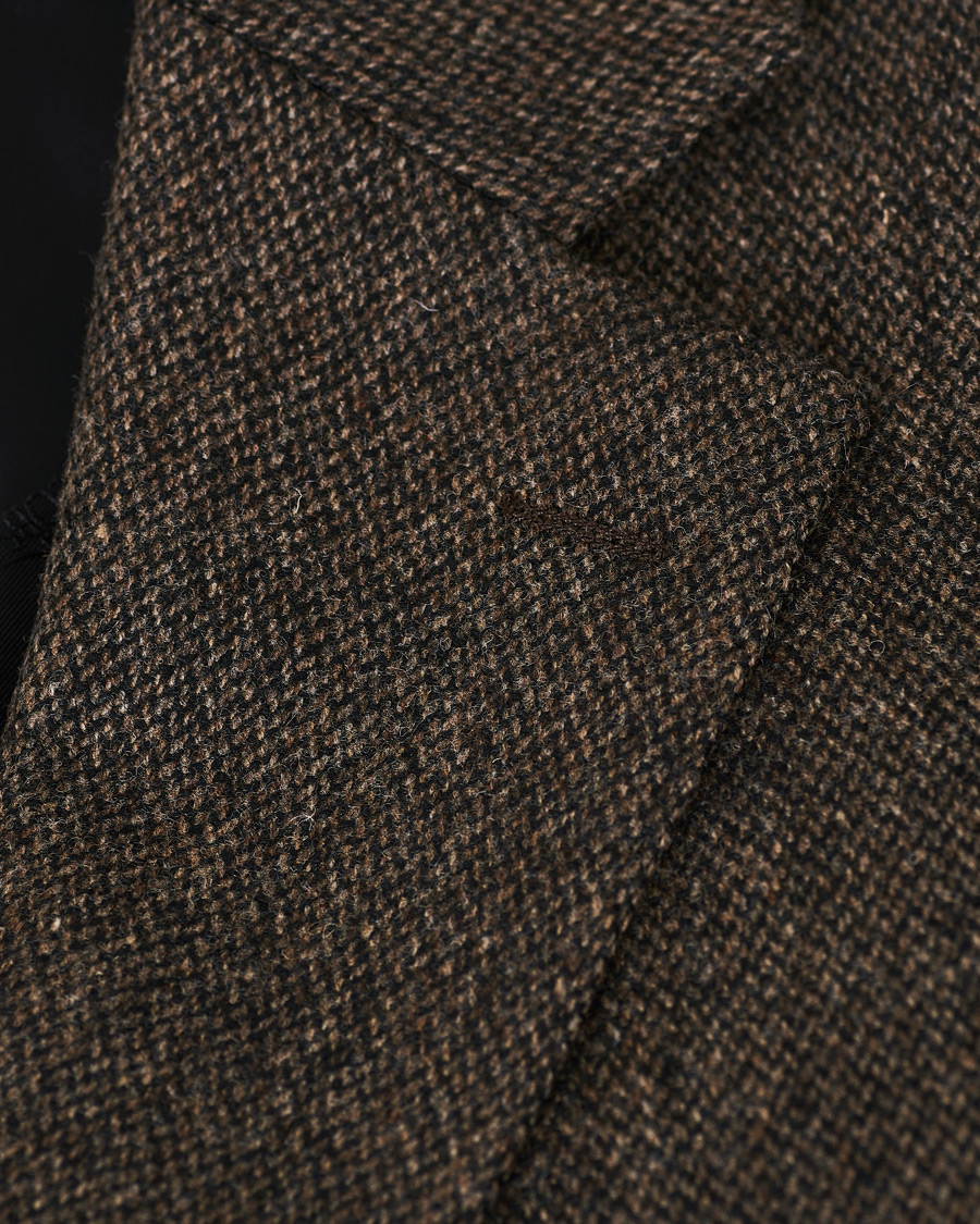 Homme | Blazers | Oscar Jacobson | Fogerty Yorkshire Tweed By Moon Blazer Brown
