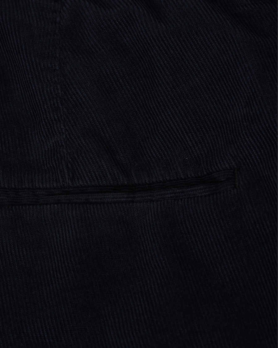 Heren | Broeken | Oscar Jacobson | Denz Baby Cord Trousers Navy