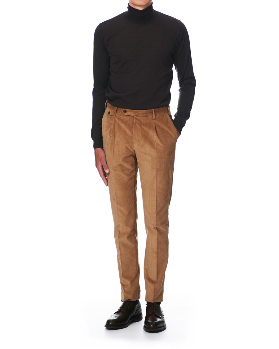Homme | Pulls Et Tricots | Oscar Jacobson | Cole Extra Fine Merino Rollneck Brown