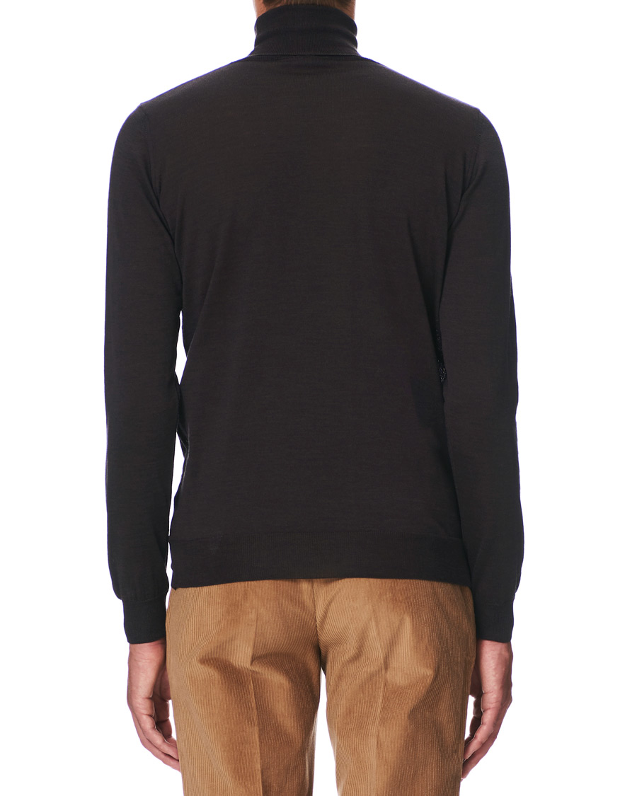 Homme | Pulls Et Tricots | Oscar Jacobson | Cole Extra Fine Merino Rollneck Brown