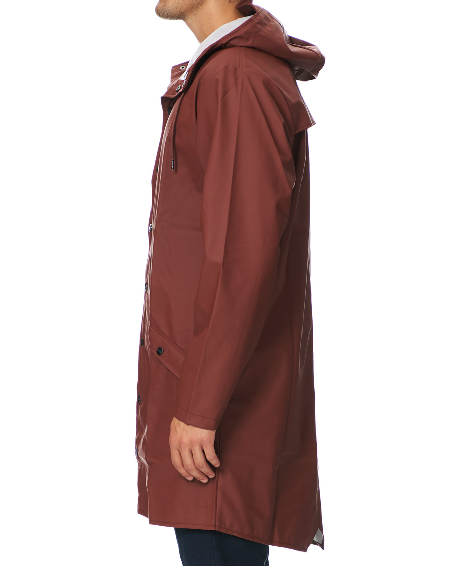 Homme | Manteaux Et Vestes | RAINS | Long Jacket Maroon