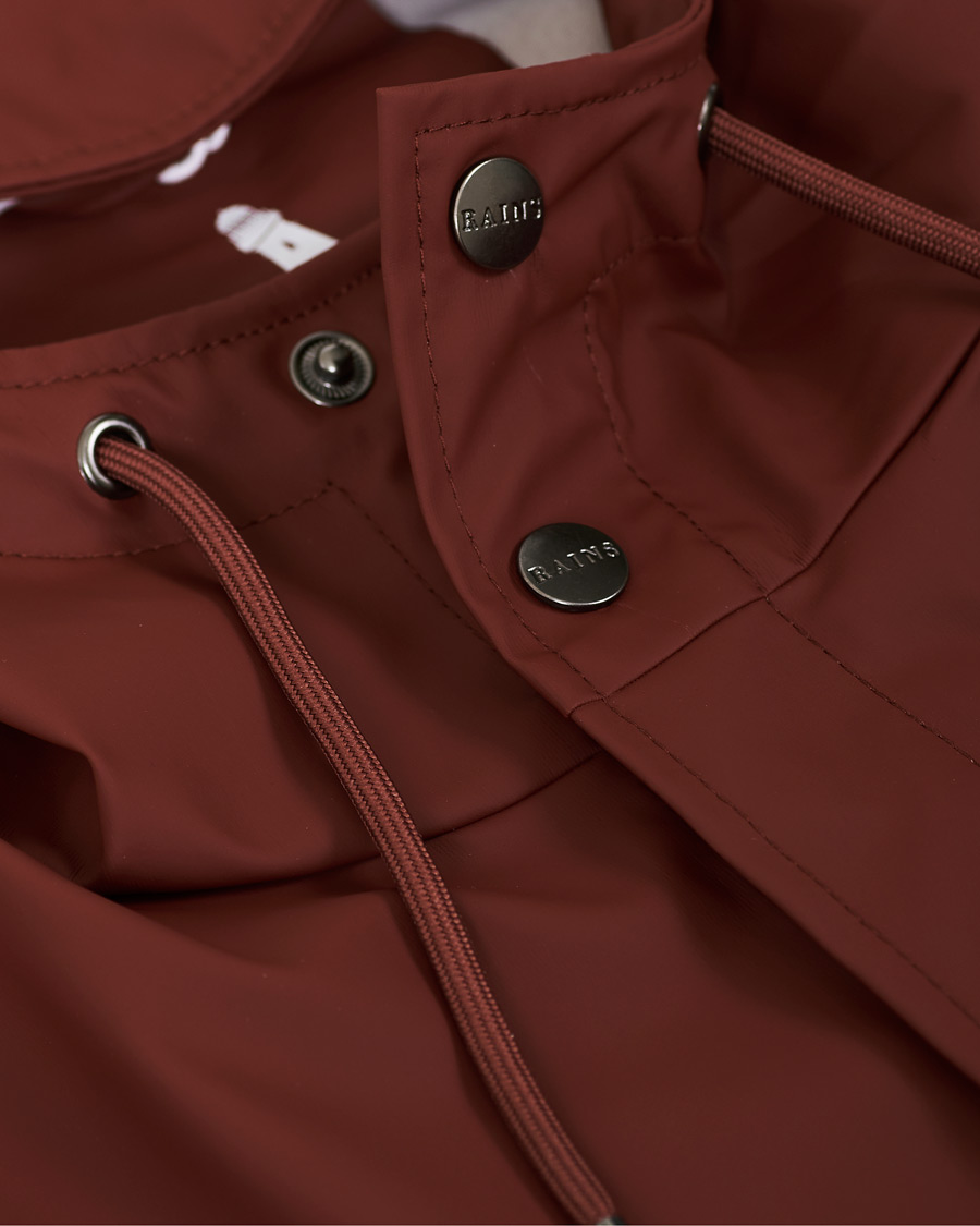 Homme | Manteaux Et Vestes | RAINS | Long Jacket Maroon