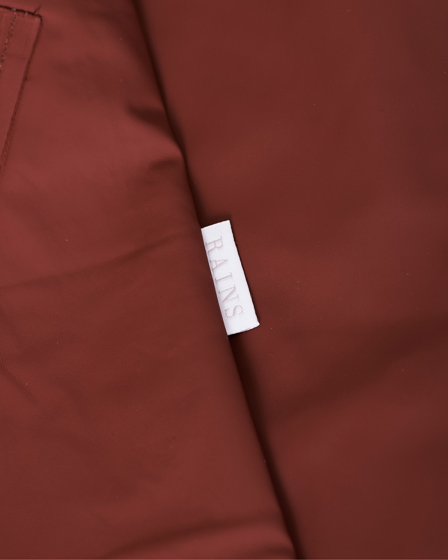 Homme | Manteaux Et Vestes | RAINS | Long Jacket Maroon