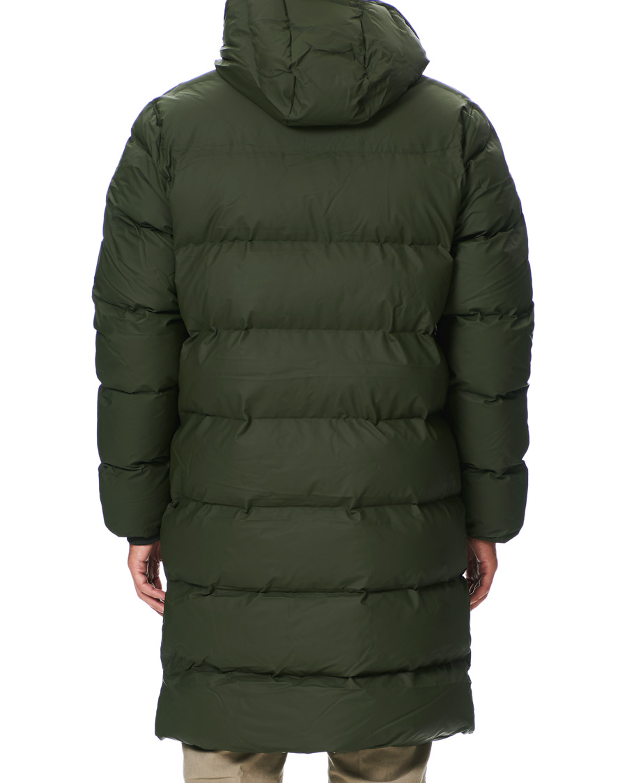 Homme | Manteaux Et Vestes | RAINS | Waterproof Long Puffer Jacket Green