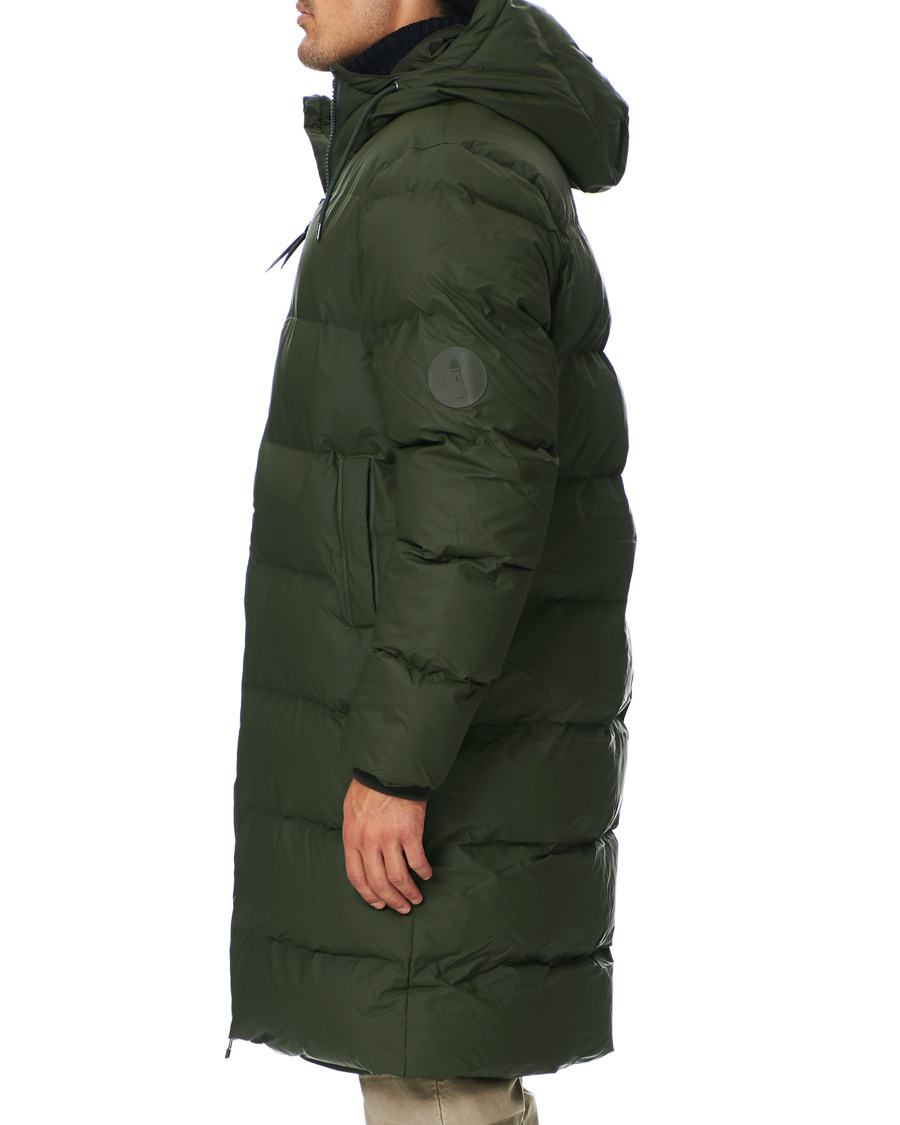 Homme | Manteaux Et Vestes | RAINS | Waterproof Long Puffer Jacket Green