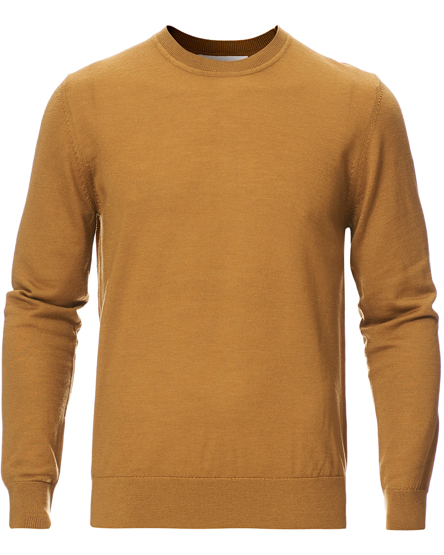 Homme | Pulls Et Tricots | Samsøe Samsøe | Samsøe & Samsøe Flemming Superfine Merino Wool Crew Neck Cumin