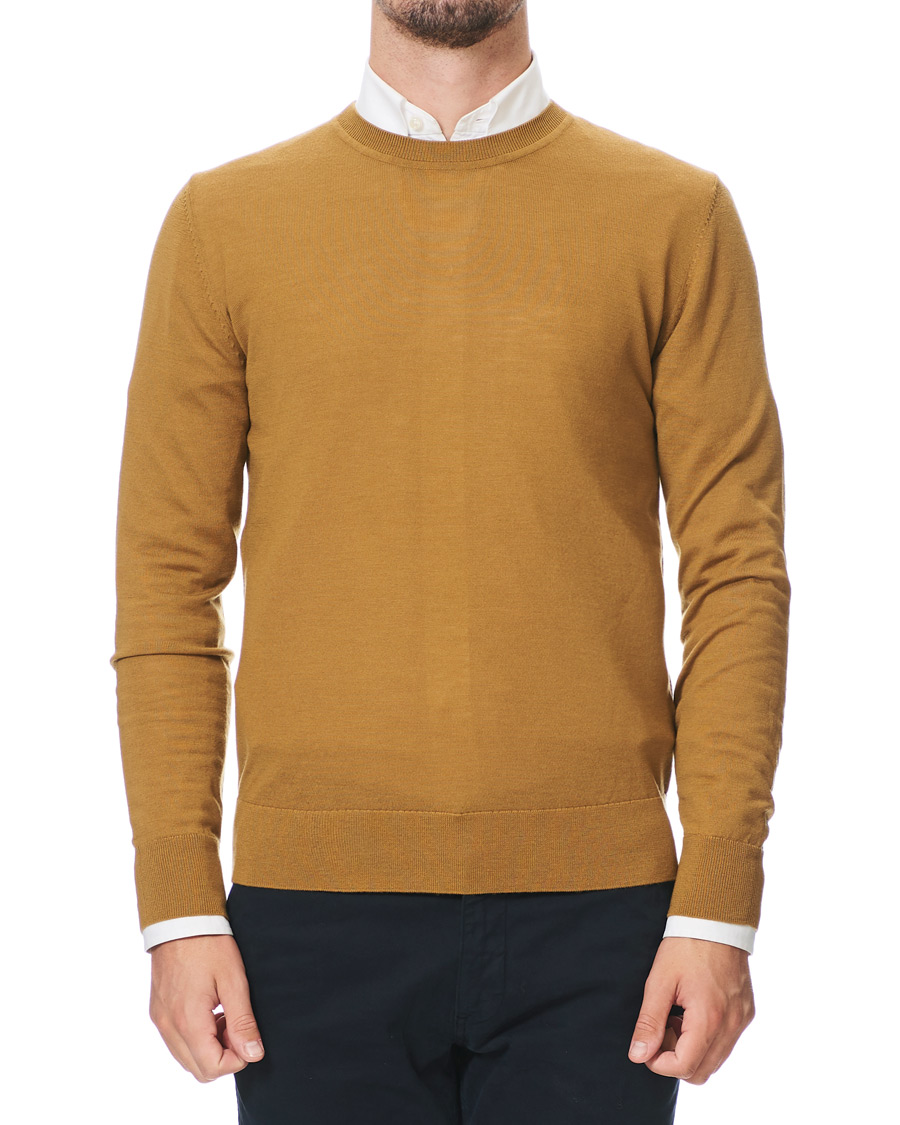Homme | Pulls Et Tricots | Samsøe Samsøe | Samsøe & Samsøe Flemming Superfine Merino Wool Crew Neck Cumin