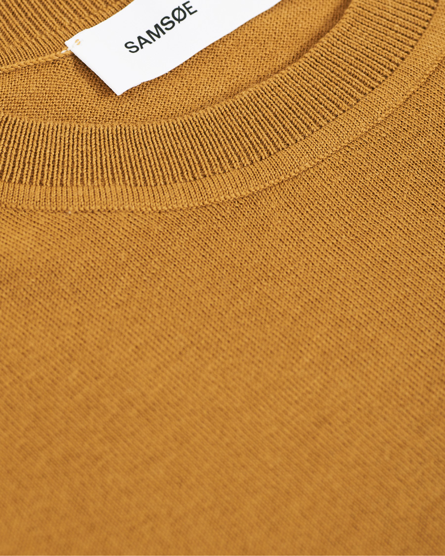 Homme | Pulls Et Tricots | Samsøe Samsøe | Samsøe & Samsøe Flemming Superfine Merino Wool Crew Neck Cumin