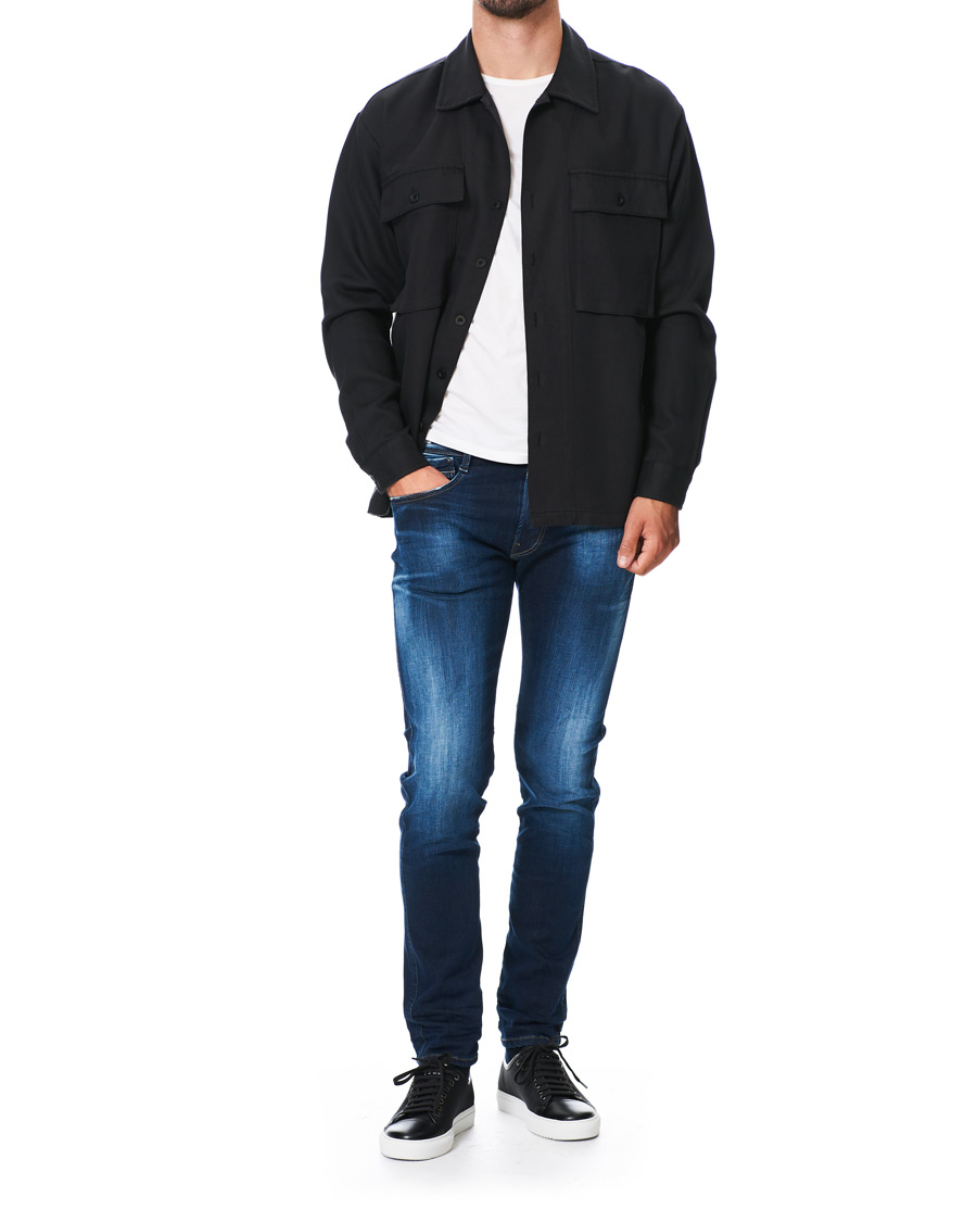 Homme | Chemises | Samsøe Samsøe | Samsøe & Samsøe Vega Lyocell/Cotton Overshirt Black