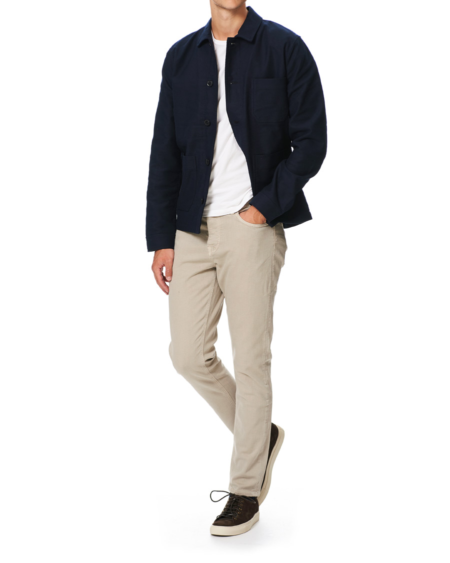 Homme | Chemises | Samsøe Samsøe | Samsøe & Samsøe Cotton Worker Jacket Sky Captain