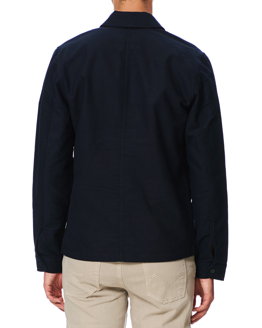 Homme | Chemises | Samsøe Samsøe | Samsøe & Samsøe Cotton Worker Jacket Sky Captain