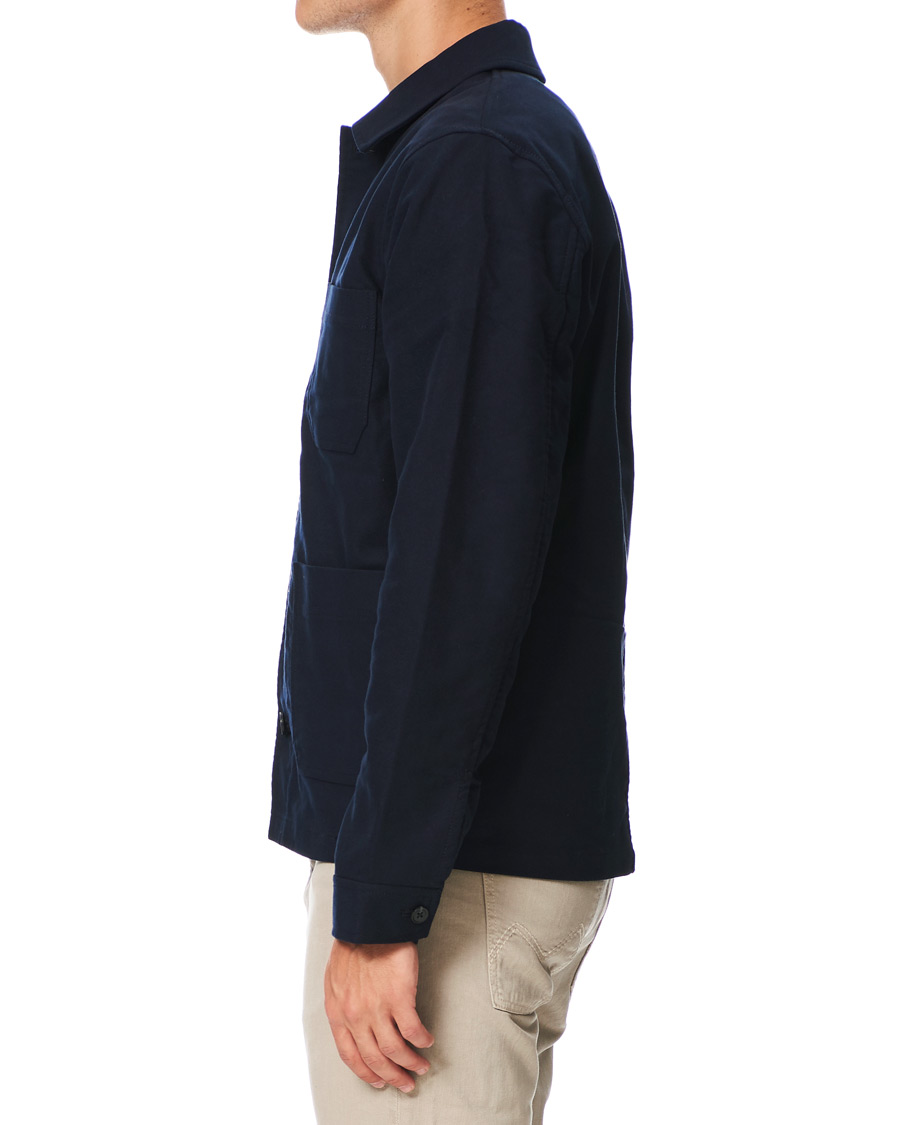 Homme | Chemises | Samsøe Samsøe | Samsøe & Samsøe Cotton Worker Jacket Sky Captain